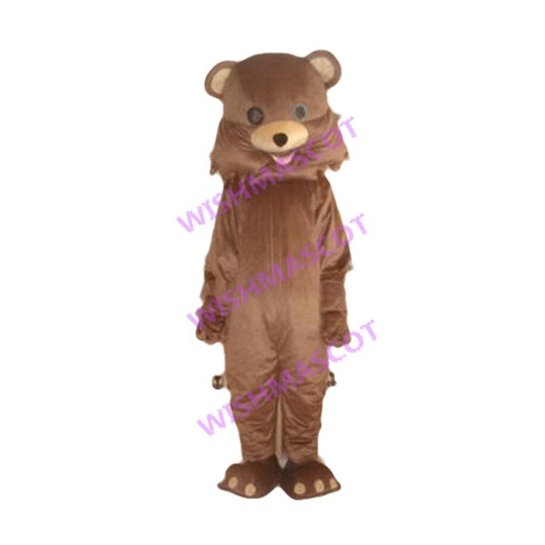 Brown Bear Mascot Adult Costume 