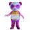 Adult Cartoon Pink Panda Mascot Costume 