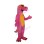 Cool Pink Dragon Mascot Costume 