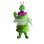 Adult Cartoon Green Caterpillar Mascot Costume 