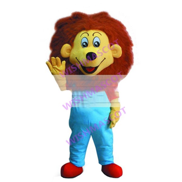 Lovely Cartoon Lion Mascot Costume 