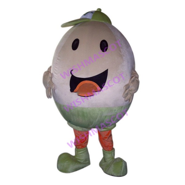 Naughty Cartoon Egg Mascot Costume 
