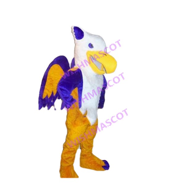 Purple Griffin Or Gryphon  Mascot Costume 