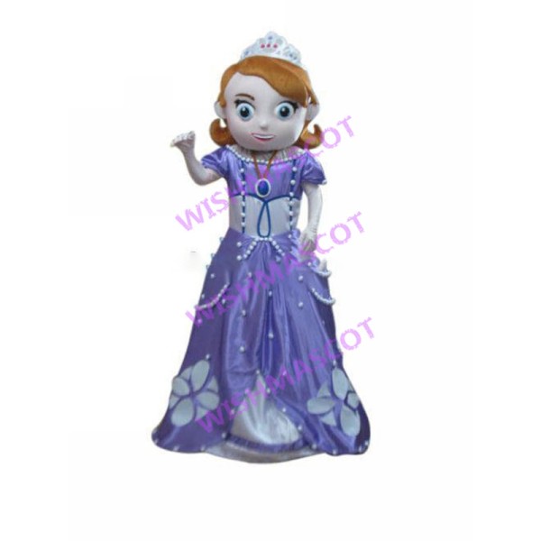 Graceful Princess Sofia Mascot Costume 