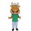 Lovely Cartoon Yellow Bull Mascot Costume 