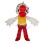 Adult Cartoon White Goose Mascot Costume 