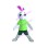 Sport White Rabbit Cartoon Mascot Costume 