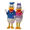 Impulsive Donald Duck & Sweet Daisy Duck Mascot Costume 