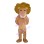 Adult Cartoon Light Brown Lion Mascot Costume 