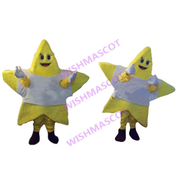Happy Cartoon Yellow Star Lightweight Mascot Costume 