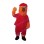 Sport Orange Fur Monster Mascot Costume 