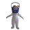 Blue Bath Basket Man Mascot Costume 