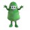 Green Germ Mascot Adult Costume 