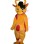 Lovely Golden Dairy Cow Mascot Costume 