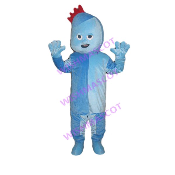 Adult Cartoon Igglepiggle Mascot Costume 