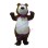 Grizzly Bear Mascot Costume With Bow Tie