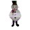 Christmas Carnival Snowman Mascot Costume 