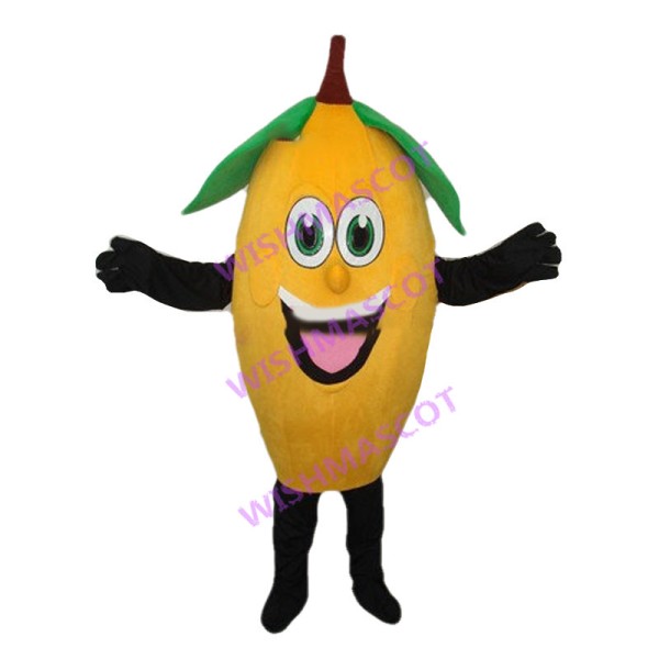 Deluxe Cartoon Lemon Mascot Adult Costume 