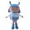 Cute Blue Ladybug Girl Mascot Costume 
