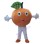 Lightweight Cartoon Tangerine Mascot Adult Costume 