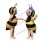 Adult Cartoon Couple Honeybee Mascot Costume