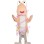 Adult Size Pink Crayfish Mascot Costume 