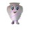 Deluxe Cartoon Scallop Mascot Adult Costume 