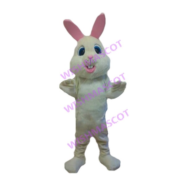 Lovely Cartoon Yellow Rabbit Mascot Costume 