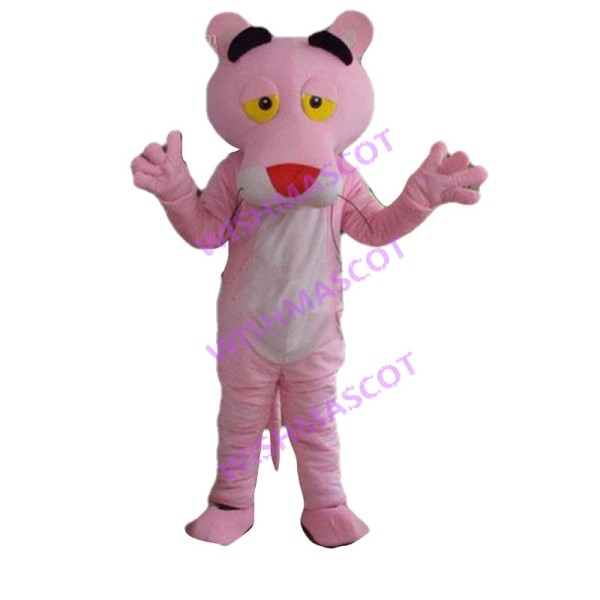 Mischievous Pink Panther Mascot Adult Costume 