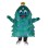 Adult Cartoon Green Christmas Tree Mascot Costume 