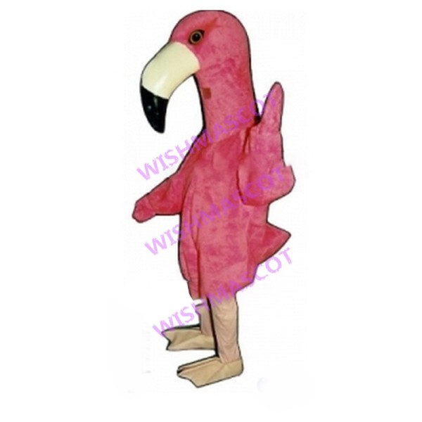 Pink Flamingo Mascot Costume 
