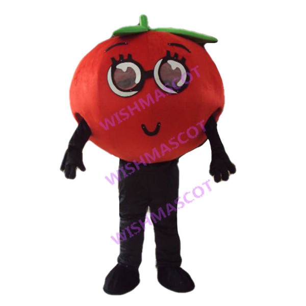 Lightweight Cartoon Tomato Mascot Adult Costume 