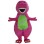 Optimistic Barney the Dinosaur Mascot Costume 