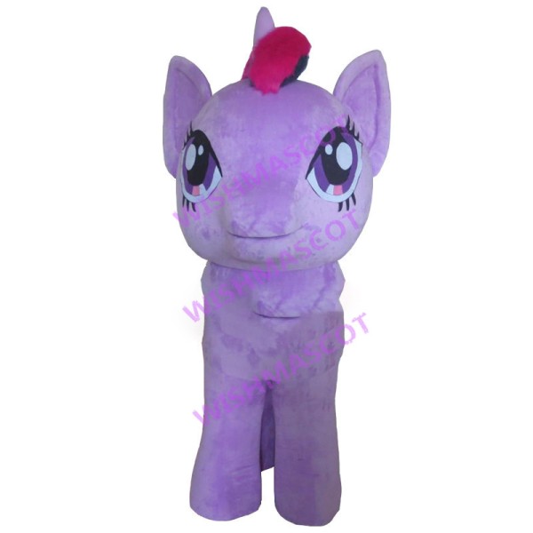 Sweet Cartoon Purple Pony Twilight Sparkle Mascot Costume