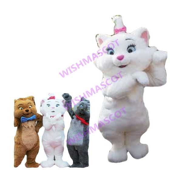 Curious Kitten Marie Mascot Costume 