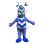 Adult Cartoon Blue Butterfly Mascot Costume 