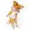 Lovely Tails The Fox Mascot Costume 