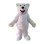 Happy White Bear Mascot Costume 