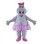 Cute Hippo Girl Mascot Adult Costume 