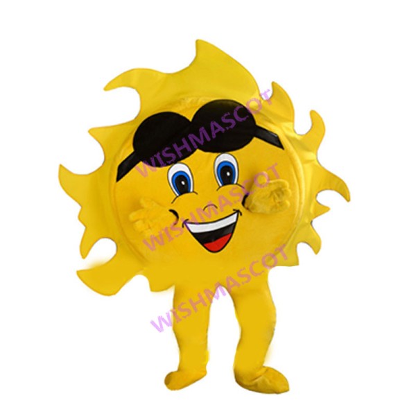 Smiling Sun Mascot Adult Costume 