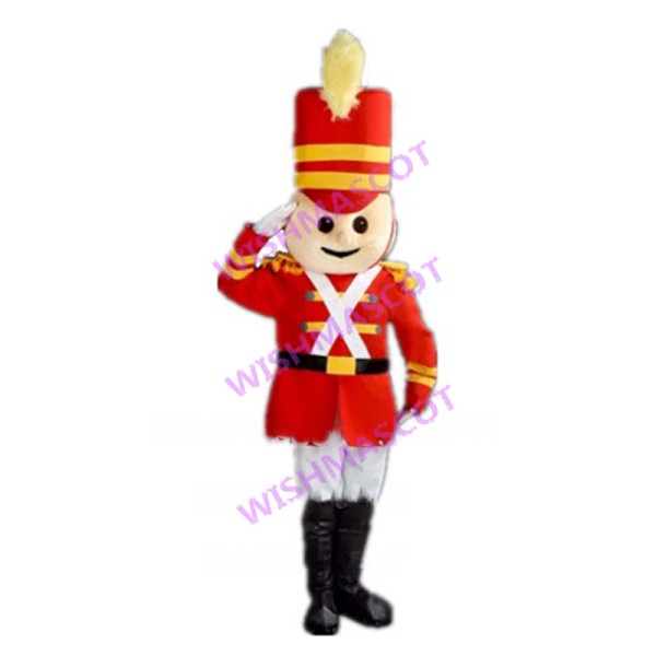 Lead Soldier Mascot Costume 