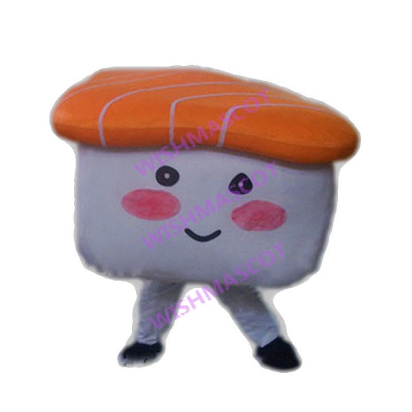 Lightweight Cartoon Salmon Sushi Mascot Costume 