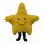 Deluxe Cartoon Yellow Star Lightweight Mascot Adult Costume 