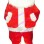 Santa Claus With Thick Beard Mascot Costume