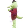Sociable Gentleman Crocodile Mascot Costume