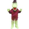 Sociable Gentleman Crocodile Mascot Costume