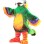 Silver-billed Green Parakeet Mascot Costume