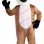 Red Nosed Elk In Good Mood Mascot Costume