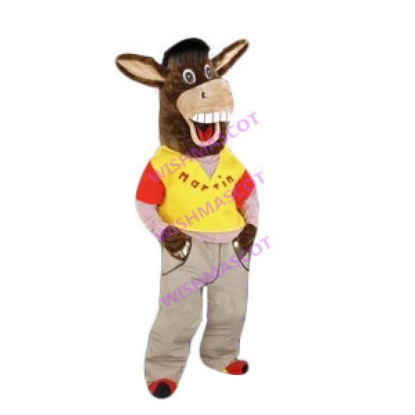 Uninhibited Donkey Coach Mascot Costume
