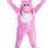 Agitated Celebrating Pink Pig Mascot Costume